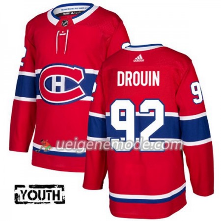 Kinder Eishockey Montreal Canadiens Trikot Jonathan Drouin 92 Adidas 2017-2018 Rot Authentic